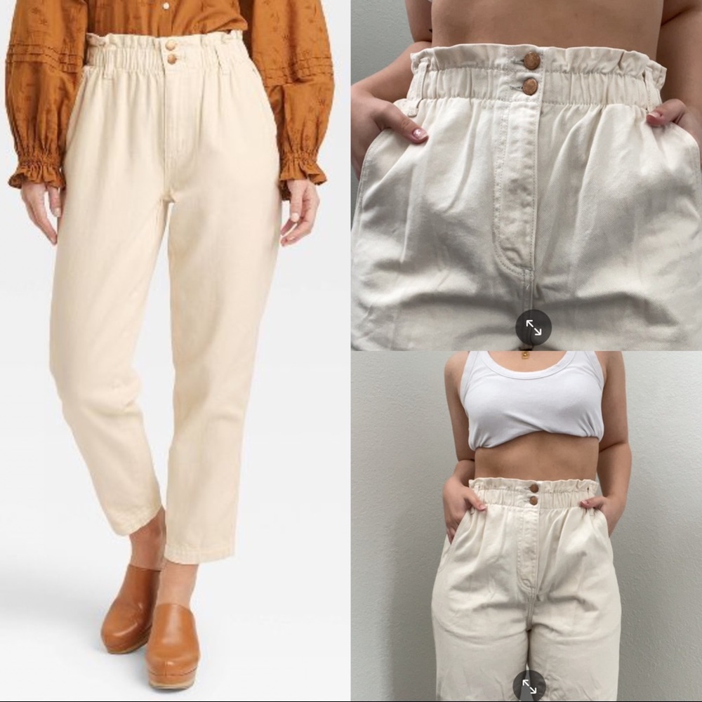 Universal Threads cinched waist, tapered jeans